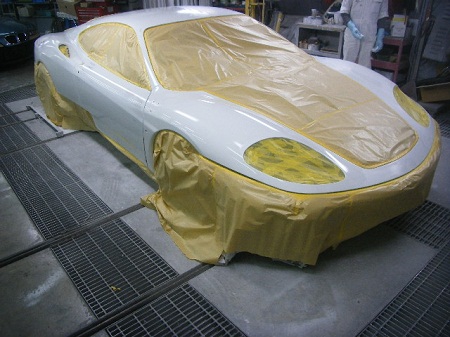 450|337|フェラーリ　３６０モデナ　オールペイント　全塗装