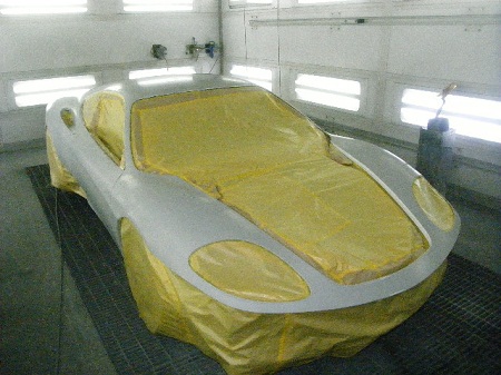 450|337|フェラーリ　３６０モデナ　オールペイント　全塗装
